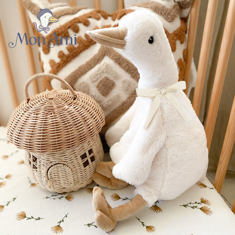 美国monami莫奈美可爱大鹅布鲁毛绒玩具公仔玩偶生日礼物抱枕男生