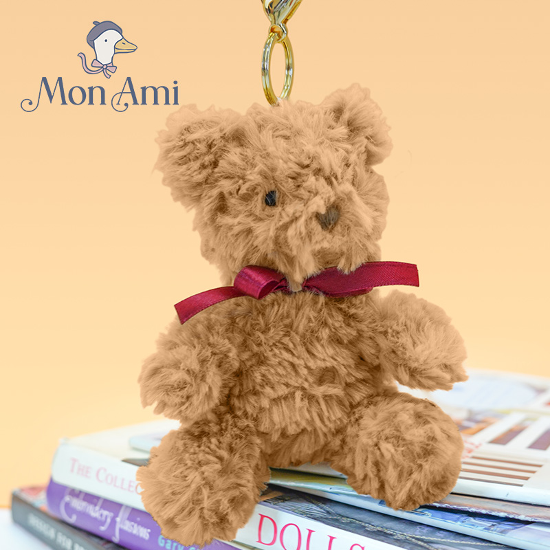 美国monami莫奈美抱抱熊包包挂饰