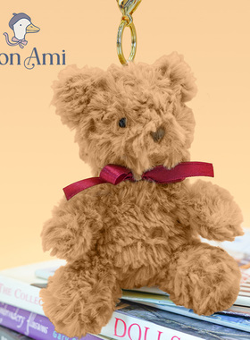 美国monami莫奈美抱抱熊包包挂饰钥匙扣公仔礼品毛绒玩具挂件玩偶
