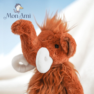 美国monami莫奈美猛犸象梅尔文侏罗纪毛绒玩具陪睡娃娃安抚礼物