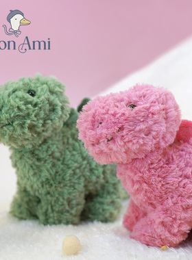 美国monami莫奈美抱抱龙侏罗纪恐龙公仔毛绒玩偶抱枕玩具生日礼物