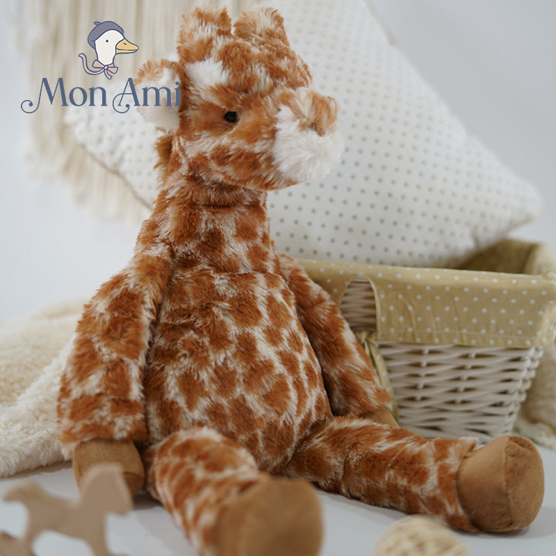 美国monami莫奈美可爱长颈鹿吉娅毛绒玩具玩偶公仔生日礼物送男生