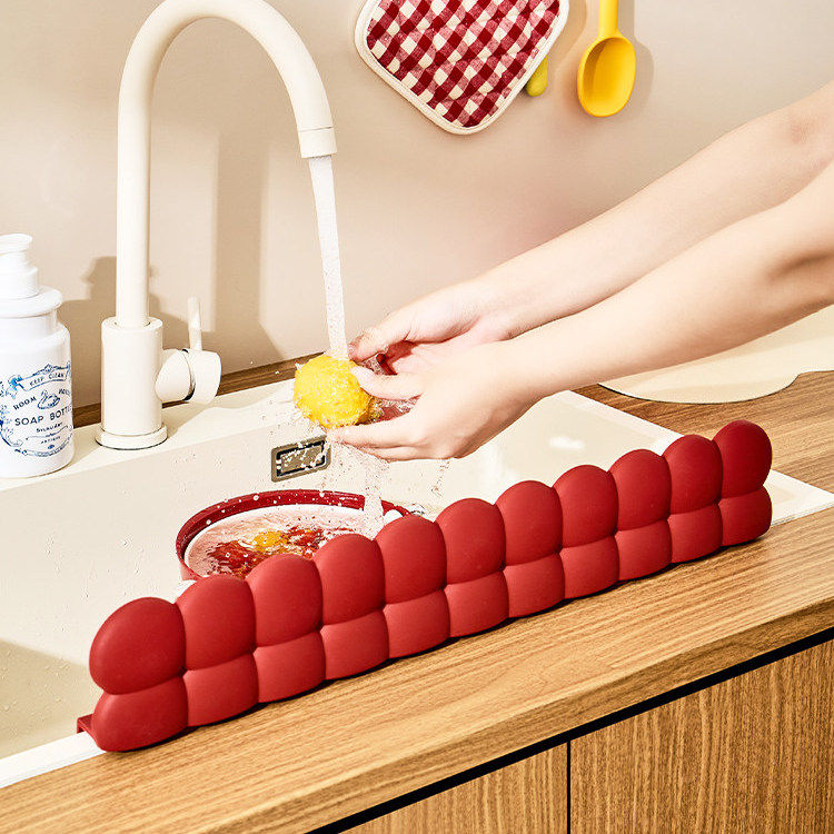 吸盘硅胶水槽挡水板厨房家用水池边缘挡水条洗碗池防溅水挡水隔板,厨房/烹饪用具,厨房挡水板/挡水条,淘宝优惠券,粉丝福利购,淘宝优惠卷