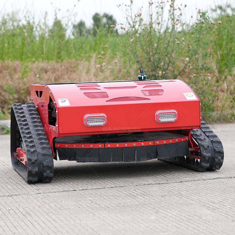 河堤荒草园林果园使用履带式遥控割草机红色智能遥控除草机,农机/农具/农膜,割灌机/割草机/油锯,淘宝优惠券,粉丝福利购,淘宝优惠卷