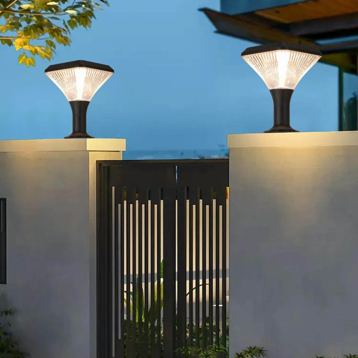 专业太阳能庭院高亮壁灯免布线LED条纹四角钻石型户外壁灯别墅灯,家装灯饰光源,景观庭院灯饰,淘宝优惠券,粉丝福利购,淘宝优惠卷