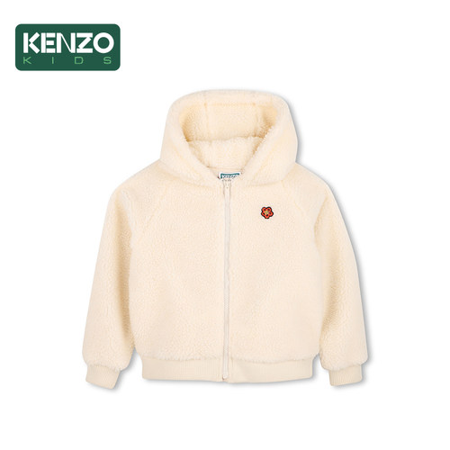 【2026秋冬新品】KENZO KIDS童装儿童仿羊羔毛休闲厚外套K62015
