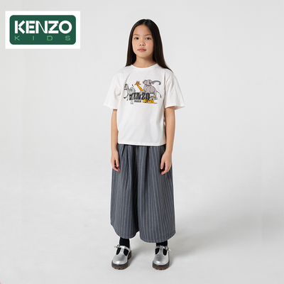 KENZOkids25年印花棉T恤