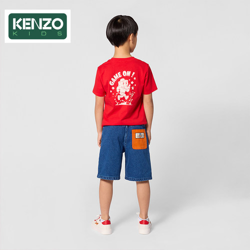 【2026秋冬新品】KENZO KIDS童装儿童休闲短袖T恤衫K62164