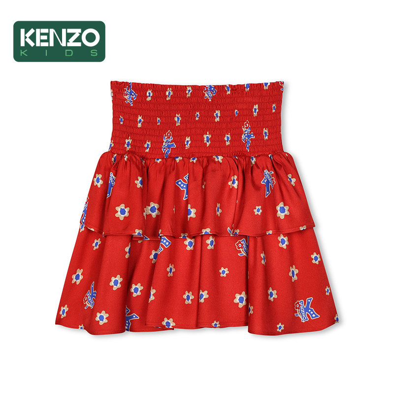 【季末特惠】 KENZO KIDS童装女童春夏休闲半身裙K60689