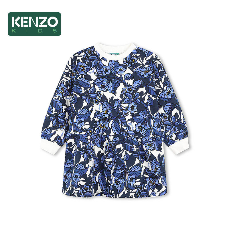 【季末特惠】 KENZO KIDS童装女童休闲卫衣连衣裙K60688