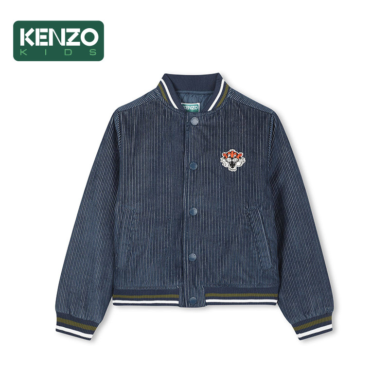 【断码特惠】KENZO KIDS童装儿童休闲丝绒夹克外套K61388