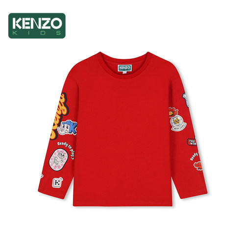 【2026秋冬新品】KENZO KIDS童装儿童休闲长袖T恤衫K61899