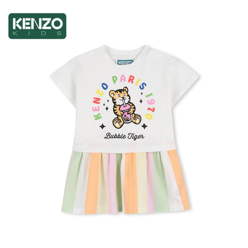 【断码特惠】KENZO KIDS童装婴幼儿休闲连衣裙K61819