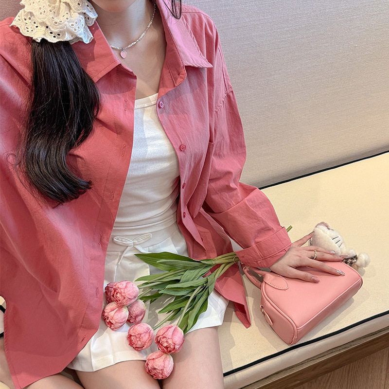 2025薄款韩式宽松休闲女