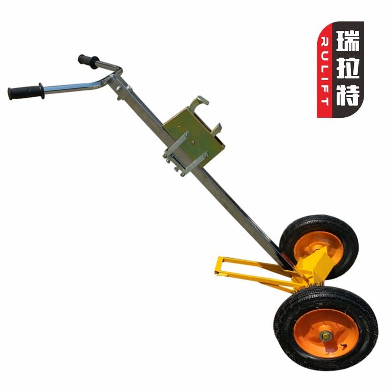DE450充气轮油桶搬运车推两充气轮鹰嘴式圆桶手推车油桶车