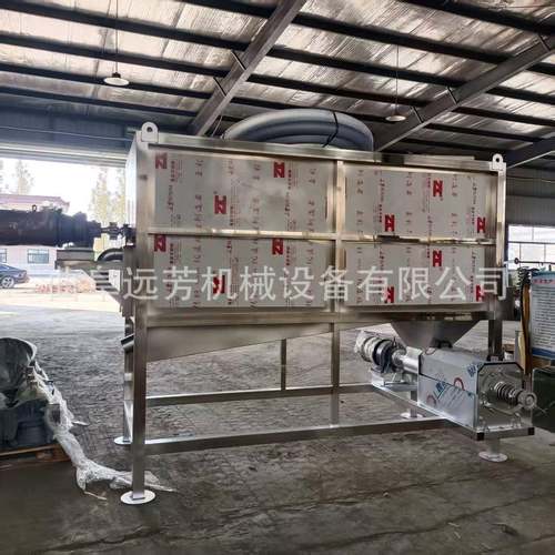 全自动牛粪固液干湿分离机双机头滚筒微滤猪粪干湿分离机多少钱