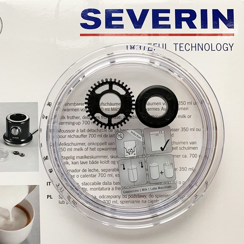 severin奶泡机配件smeg磁环9688盖子不锈钢奶杯搅拌头主机维修