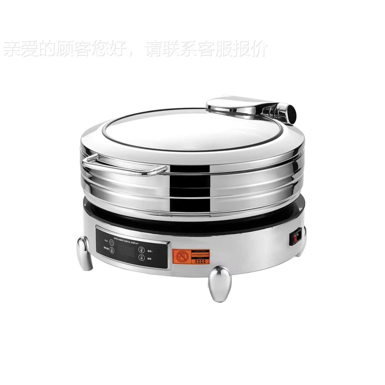 圆形豪AL669782华数锈显不3自助餐炉04不锈钢翻盖电钢锤印电加热,厨房/烹饪用具,火锅,淘宝优惠券,粉丝福利购,淘宝优惠卷