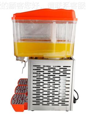 饮料机商用冷搅拌式全自动厂饮热料机喷淋式果汁SDN325c机双缸直