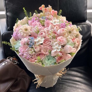 全国草莓杏仁饼玫瑰鲜花速递同城配送女友闺蜜生日惊喜礼物上海店