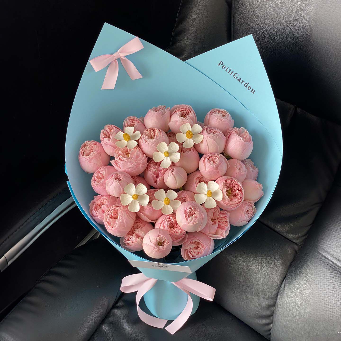 酷皮多头玫瑰鲜花花束速递同城配送女友生日高级感礼物广州上海店