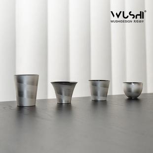 景德镇高端茶杯主人杯陶瓷个人专用高档女士中式茶具喝茶银小单杯