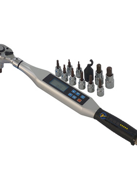 棘轮头扭力扳手4-20nm 精度±1% 有效力臂290mm 数显扭矩扳手3/8