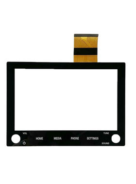 8 inch Touch-Screen Glass Digitizer Radio 2 Knobs For 20-22
