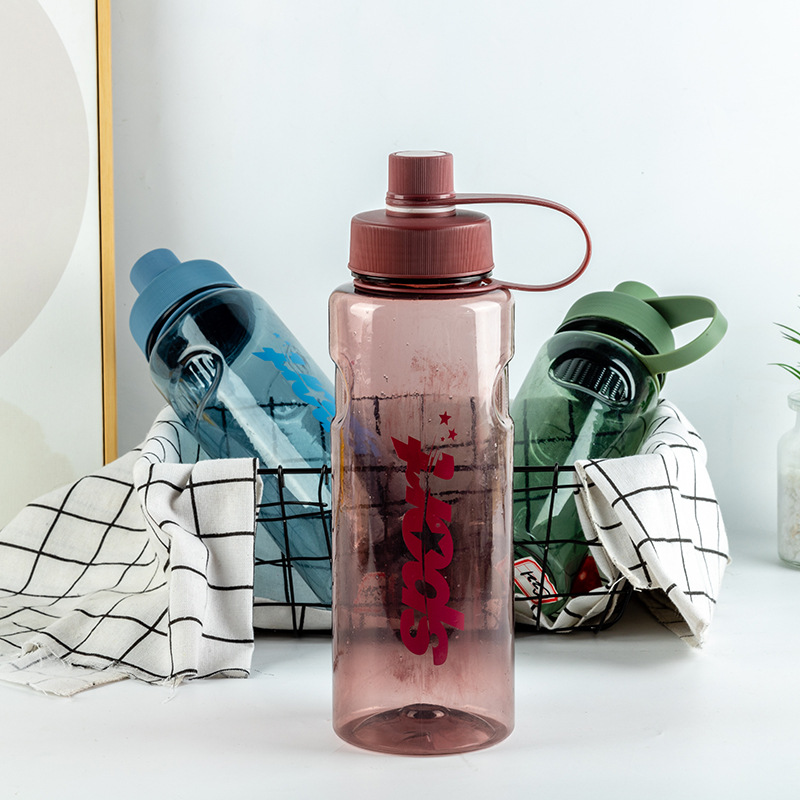 健身水壶摇摇杯时尚水桶杯子密封防摔旅行杯子便携超大容量2000ml