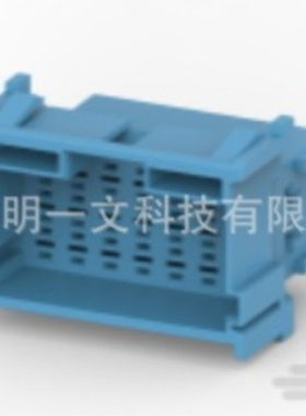 3-967630-1 泰科TE 蓝色全新 不防水 三排 21孔位公塑壳 PA66GF13