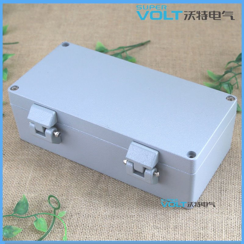 250*120*82合页金属烤漆铸铝防水盒FA36接线盒翻盖仪表壳体