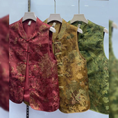 马甲遮肚显瘦背心女 别致轻国风上衣今年流行新中式 2026春季 新款