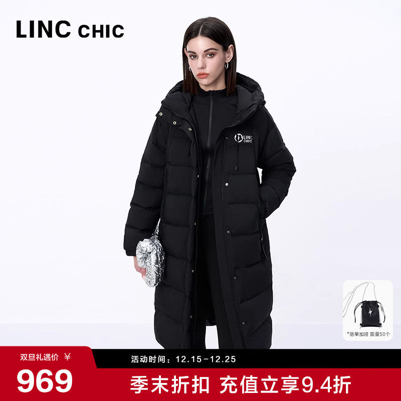 都市简约通勤中长款羽绒服