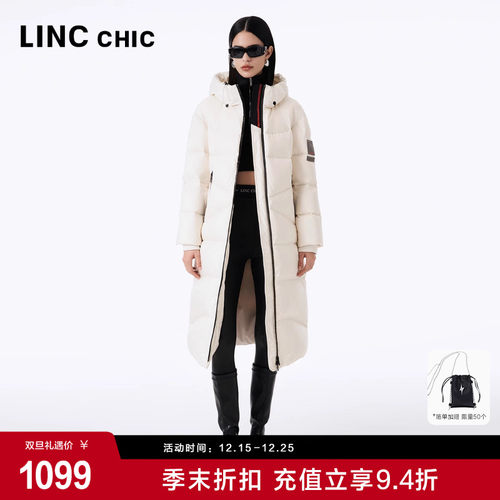 都市机能超长防风保暖加厚羽绒服