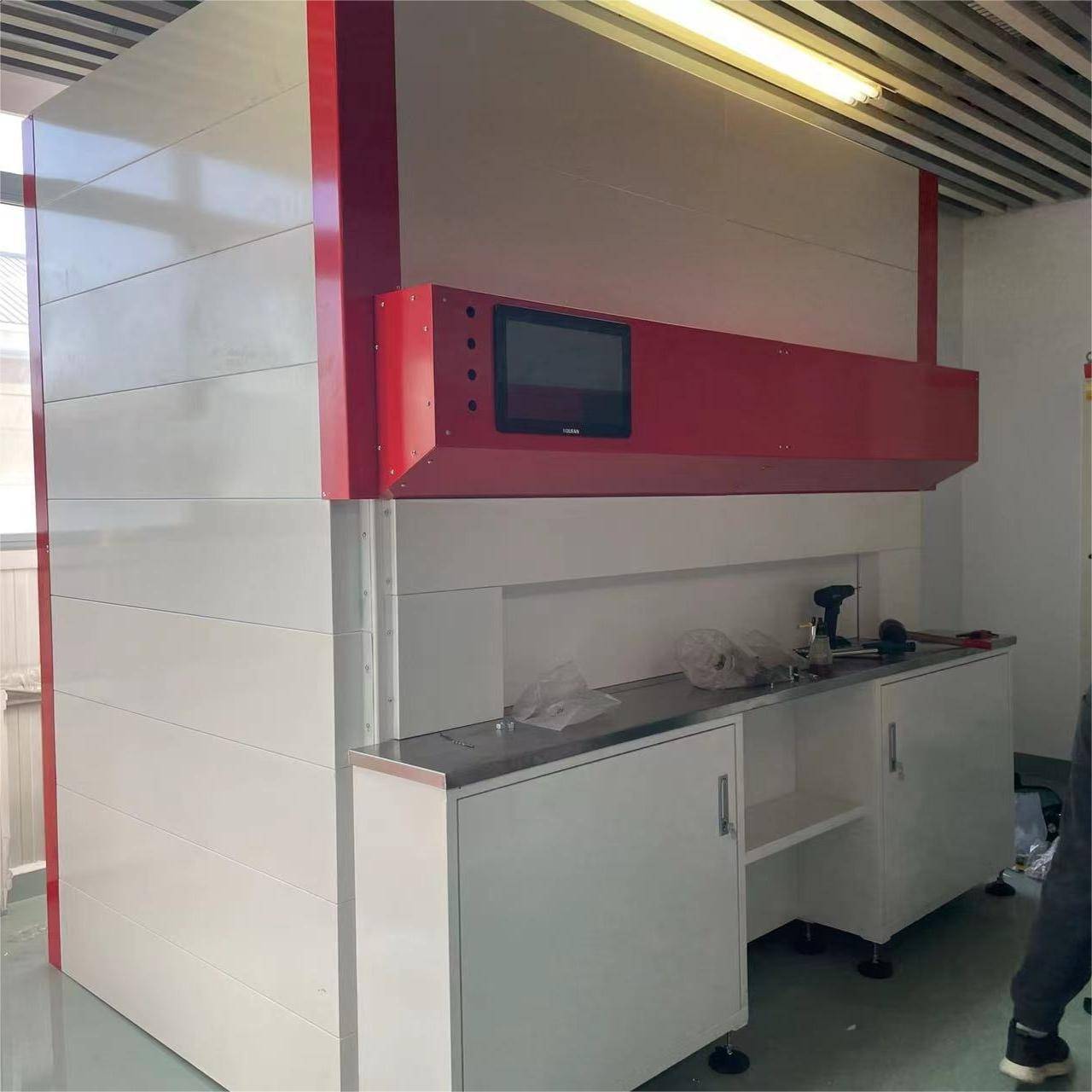 智能回转柜档案管理储物垂直可升降定位选层柜电脑联网盘库收纳