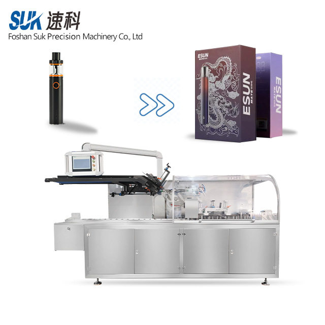 E-Cigarette Vape Pen Pod Box Cartoning Packaging Machine