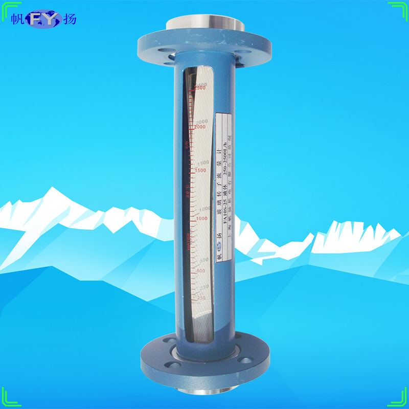 FA10系列转子流量计 玻璃转子流量计 活套法兰连接玻璃转子流量计