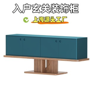 饰柜 烤漆餐边柜现代简约入户玄关柜家用茶水柜客厅多功能碗柜装