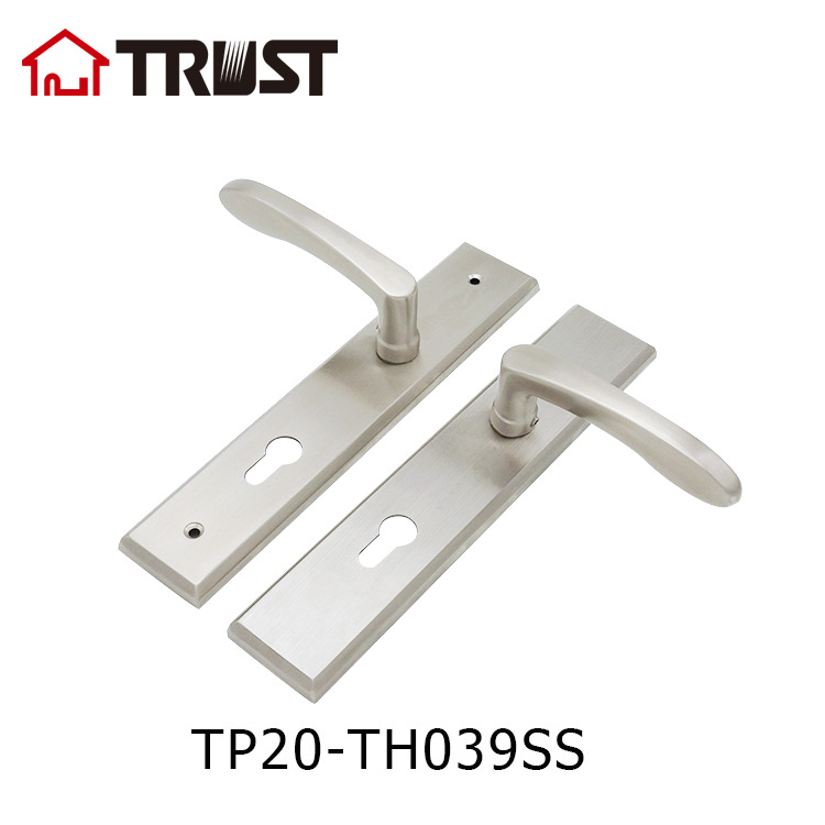华信TP20-TH039SS液压不锈钢面板配304把手欧式室内房门锁执手锁