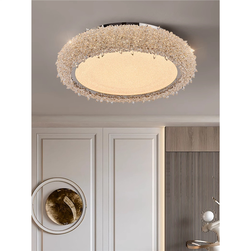 后现代轻奢水晶吸顶灯客厅餐厅灯设计师新款奢华高档卧室书房主灯