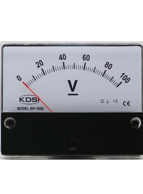 KDSI指针式机械设备用表BP-100S DC100V 直流电压表