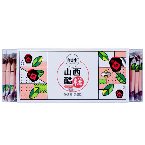白先生山西大同特产醋糕228g/盒 酸甜软糯果糕蜜饯 休闲零食送礼