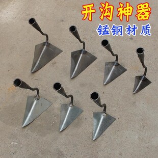 人工手拉犁开沟神器 人拉犁 手拉梨仗 农用手拉犁 人力手拉犁侧翻