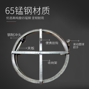 下水道疏通钢带条片通室外大管道堵塞工具4公分沟渠井10米20米30M