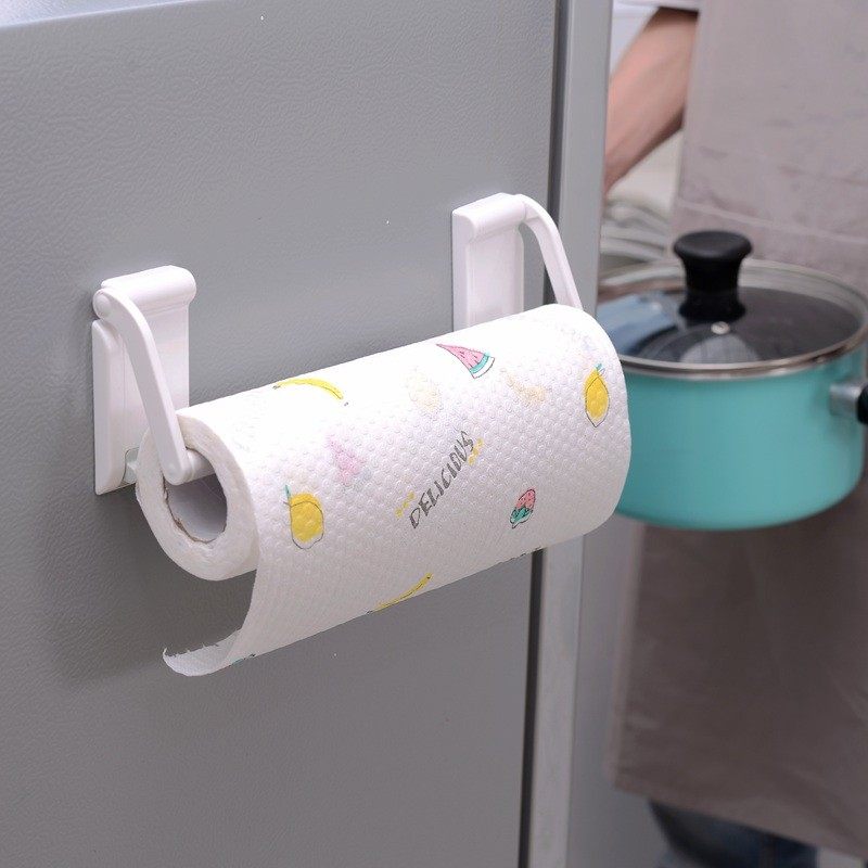 厨房纸巾架吸铁石固定纸巾挂架磁力置物架冰箱磁石吸附卷纸收纳架