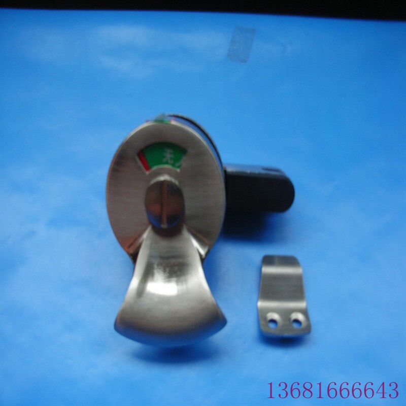 卫生间隔断五金配件 厕所门锁 洗手间有人无人不锈钢指示锁 门扣