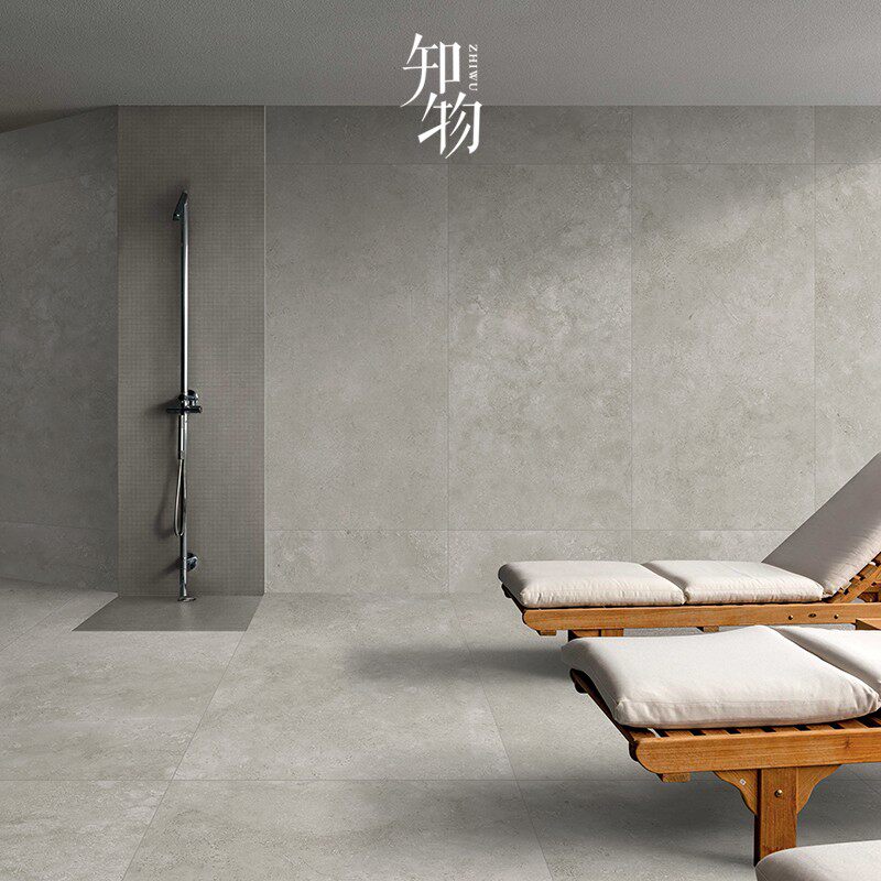 米黄洞石瓷砖素色日式客餐厅地砖厨房卫生间墙砖民宿服装店1500