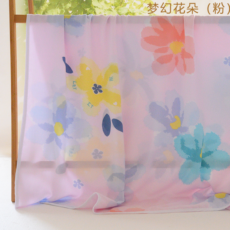 夏季毛毯超薄绵绸人造棉单双人薄款空调毯午睡小毯子毛巾夏凉被子