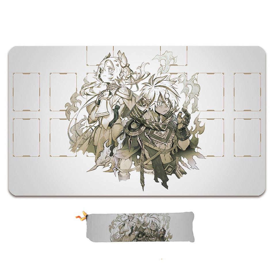 游戏王卡垫白之物语卡牌垫游戏王白之女神单人垫子定制YGOplaymat