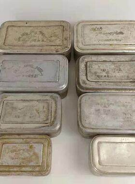 民俗红色文化怀旧正品老铝制饭盒古董收藏纪念品装饰影视道具摆件
